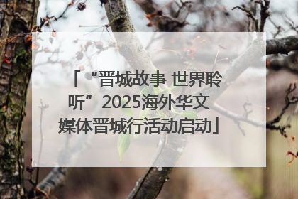 “晋城故事 世界聆听”2025海外华文媒体晋城行活动启动